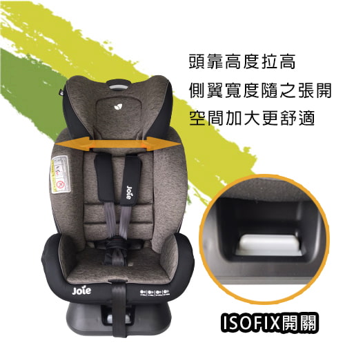 【奇哥 Joie】ISOFIX 0-12歲全階段汽座-(灰色)-租安全座椅 (7)-q2rUS.jpg